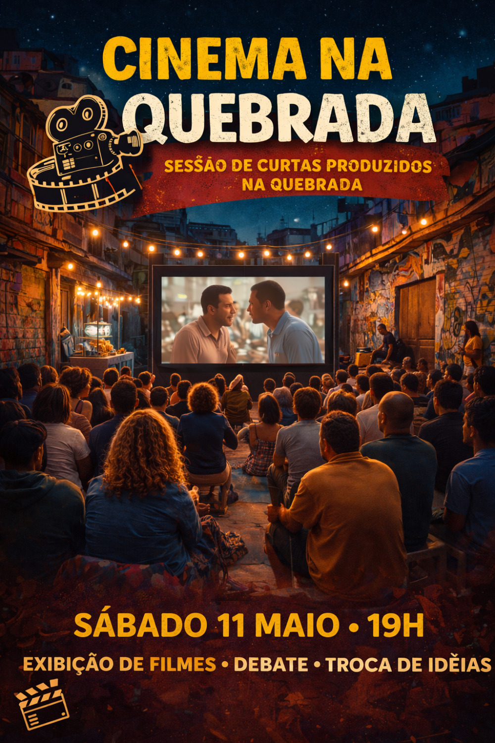 Poster Dia do Filme da quebrada