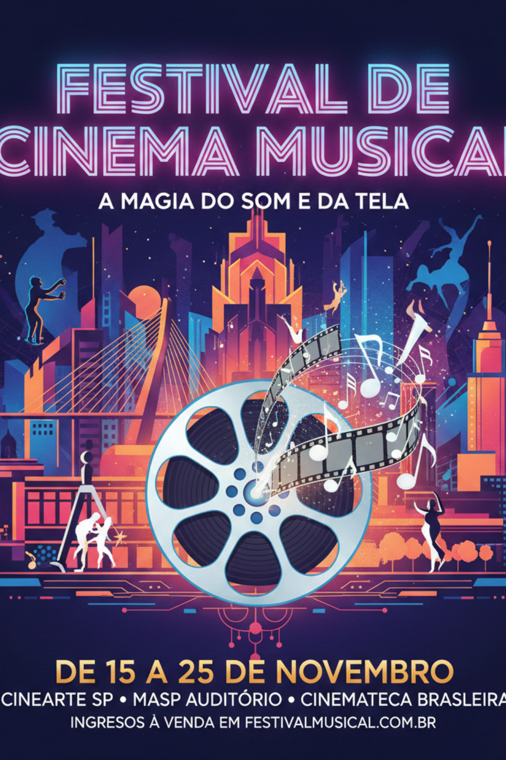 Poster Mostra de filmes musicais
